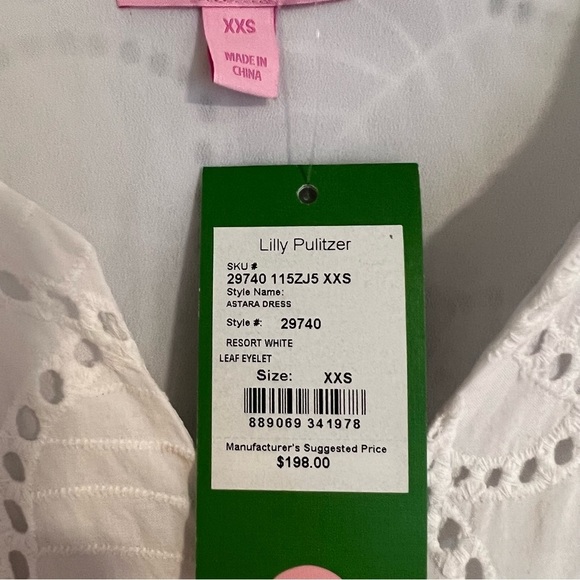 NWT Lilly Pulitzer White Astara dress - Picture 7 of 8
